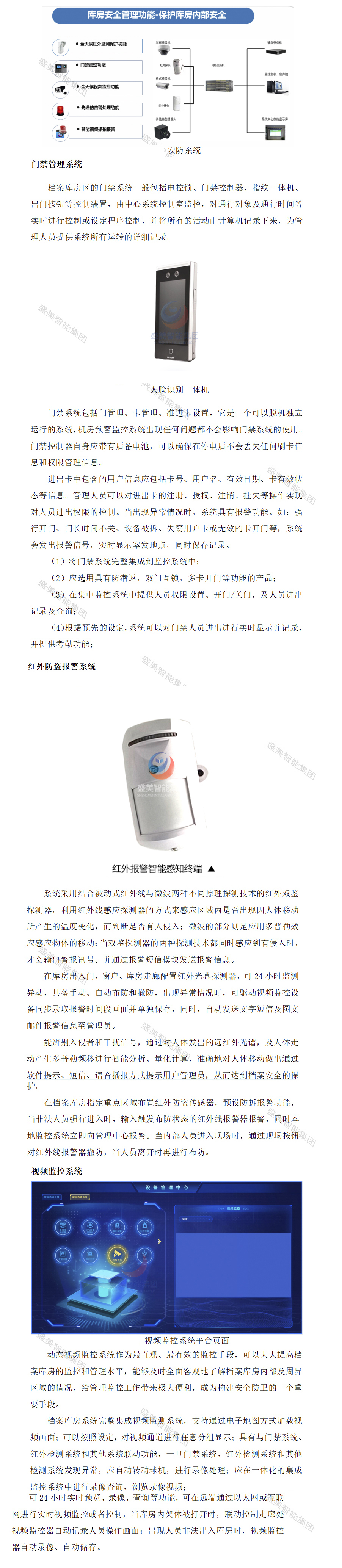 档案库房安防管理系统