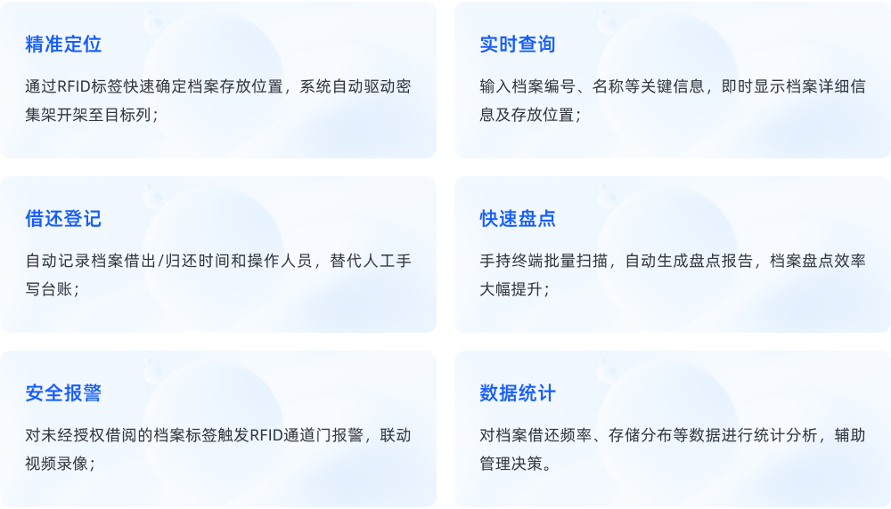RFID档案智能管理系统 RFID档案智能管理系统